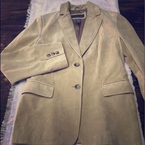 Banana Republic Womens Size 8 100% Leather Blazer